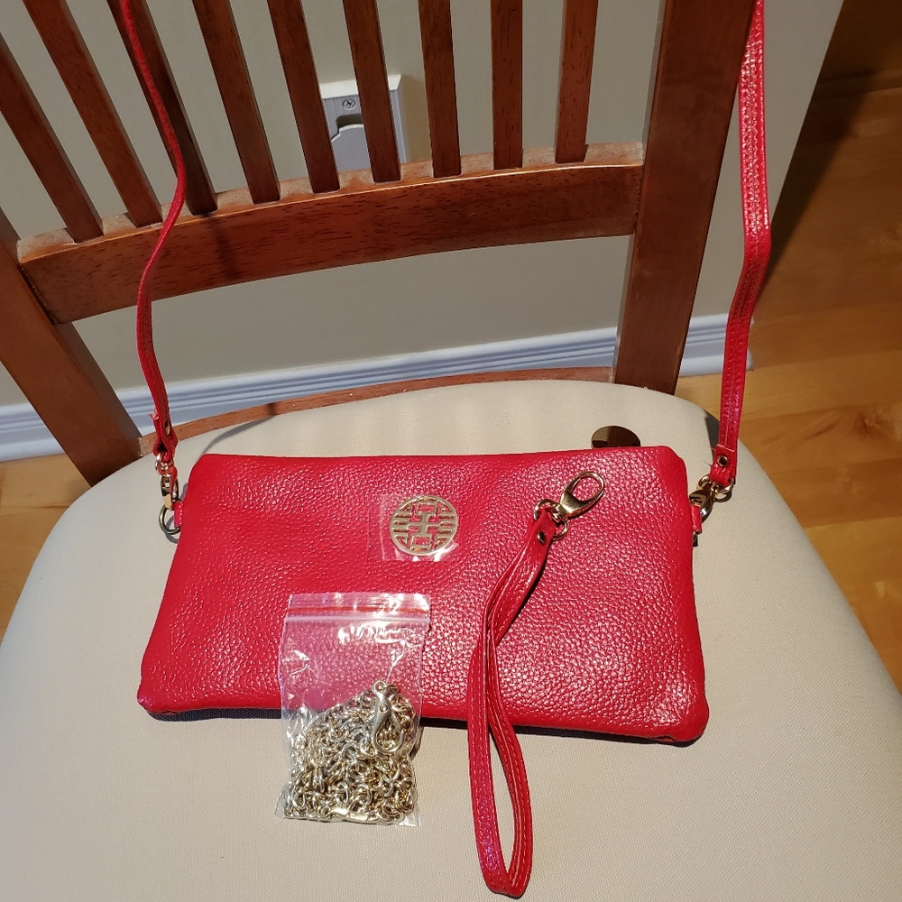 NEW 100% genuine leather crossbody bag
